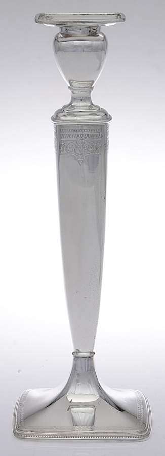 Ancestral (Silverplate, Hollowware) 10" Candlestick by International Silver-1