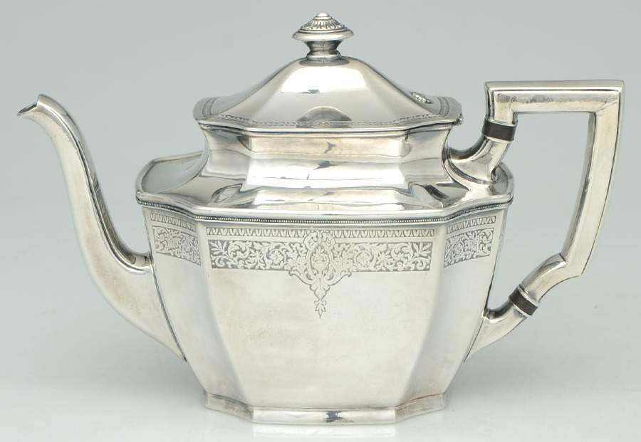 Ancestral (Silverplate, Hollowware) Teapot by International Silver-1
