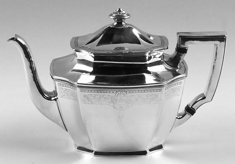 Ancestral (Silverplate, Hollowware) Teapot by International Silver-1
