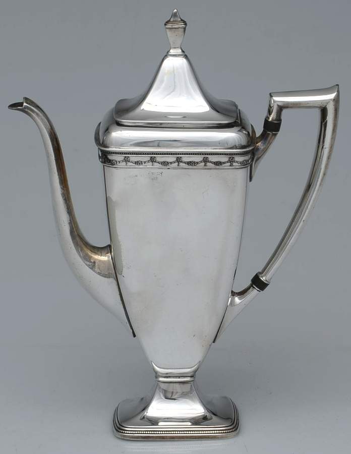 Anniversary (Silverplate, Hollowware) Silverplate Mini Coffee Pot by International Silver-1