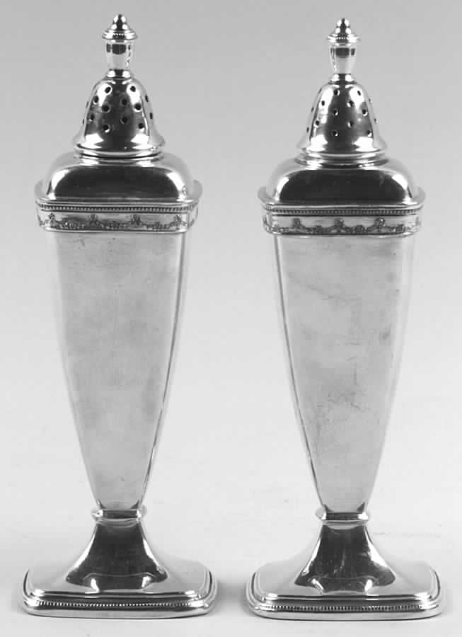 Anniversary (Silverplate, Hollowware) Salt & Pepper Set by International Silver-1