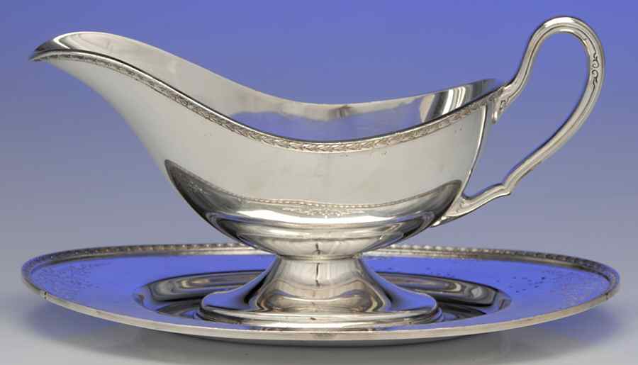 Argosy (Silverplate, Hollowware) Gravy Boat & Underplate by International Silver-1
