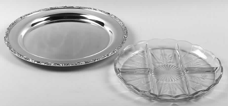Beverly Manor (Silverplate, Hollowware) Relish with Glass Liner by International Silver-1
