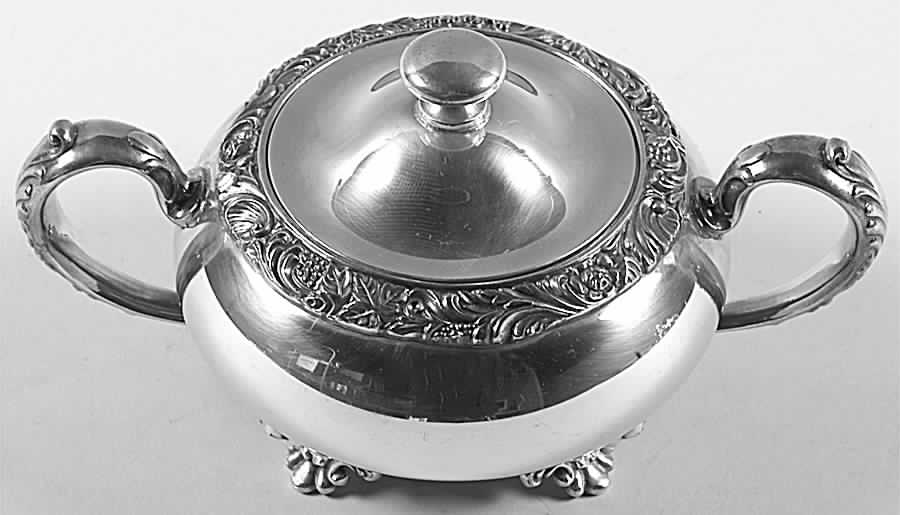 Beverly Manor (Silverplate, Hollowware) Sugar Bowl & Lid by International Silver-1