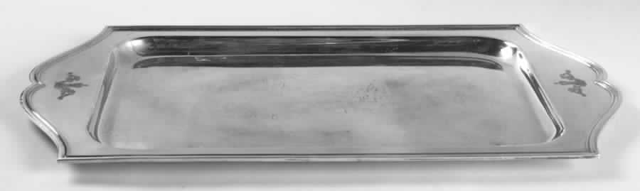 Century (Silverplate, Hollowware) Small Silverplate Waiter Tray by International Silver-1