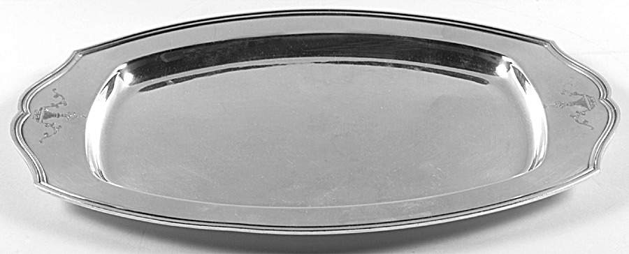 Century (Silverplate, Hollowware) 16" Oval Serving Platter by International Silver-1