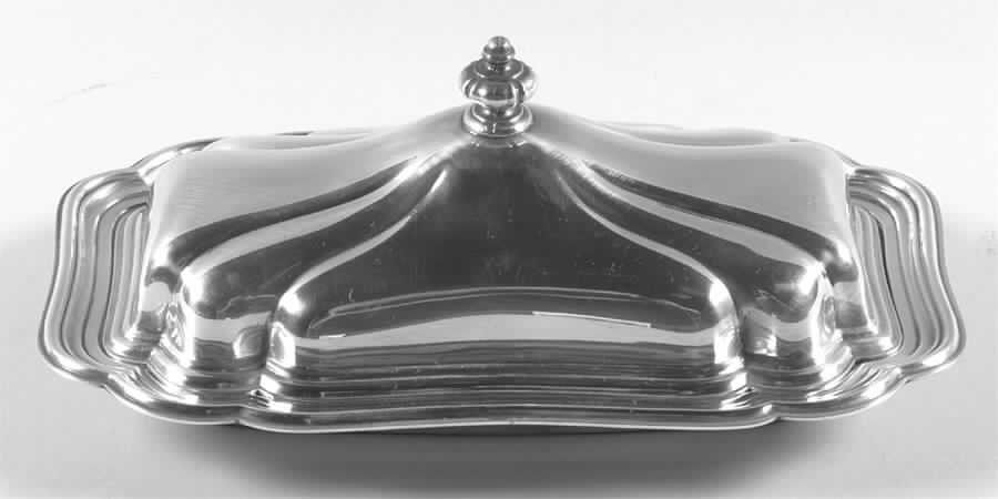 Chadwick (Silverplate, Hollowware) 1/4 Pound Covered Butter & Liner by International Silver-1