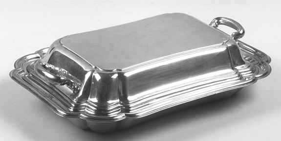 Chadwick (Silverplate, Hollowware) Double Vegetable Bowl by International Silver-1