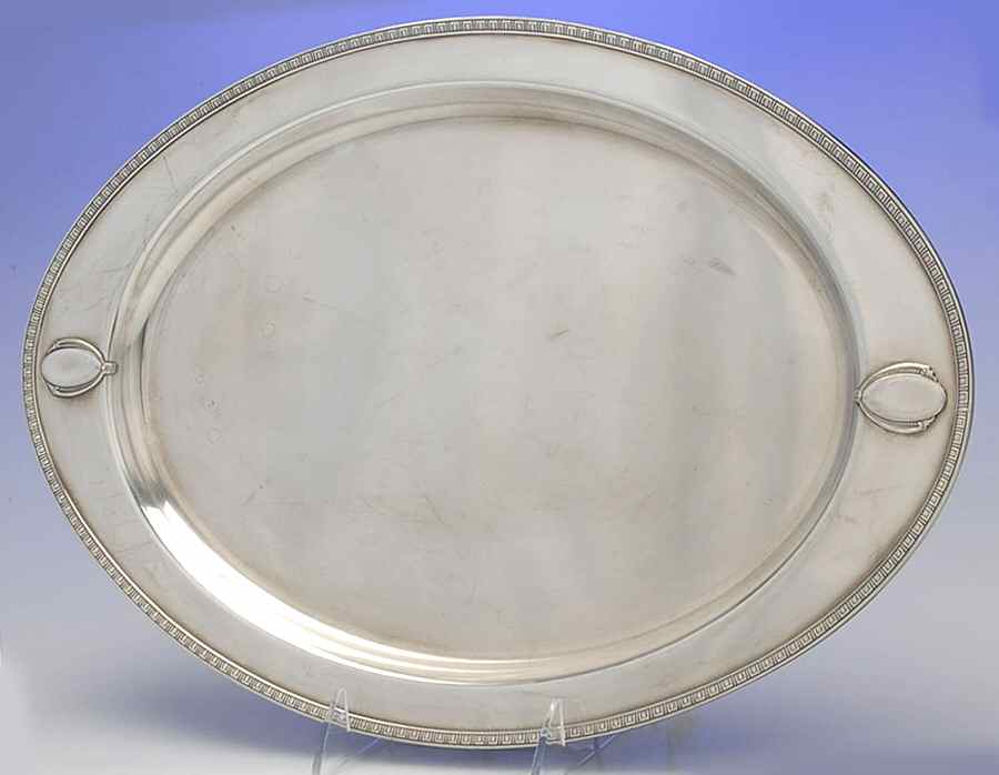 Charm (Silverplate, Hollowware) Medium Plated Meat Platter No Well by International Silver-1