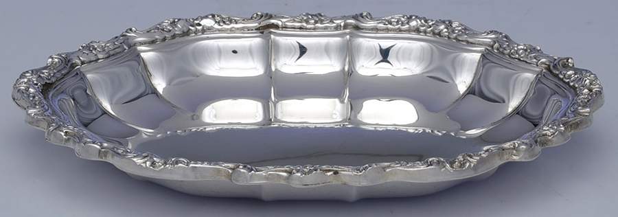 Countess (Silverplate, Hollowware) Large Silverplate Bon Bon Bowl by International Silver-1