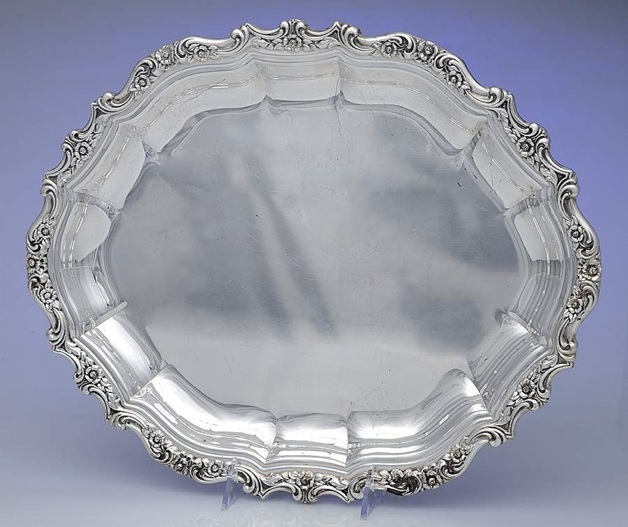 Countess (Silverplate, Hollowware) 15" Oval Tray by International Silver-1