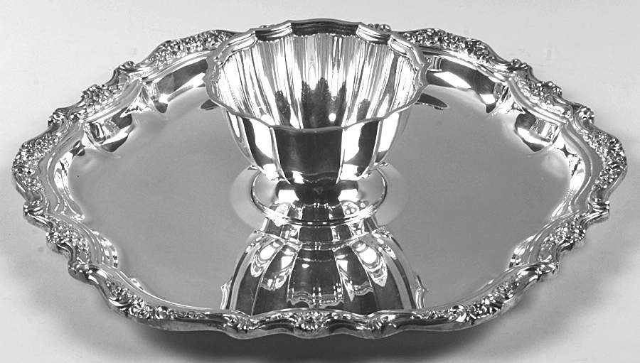 Countess (Silverplate, Hollowware) 2 Piece Chip & Dip Set by International Silver-1