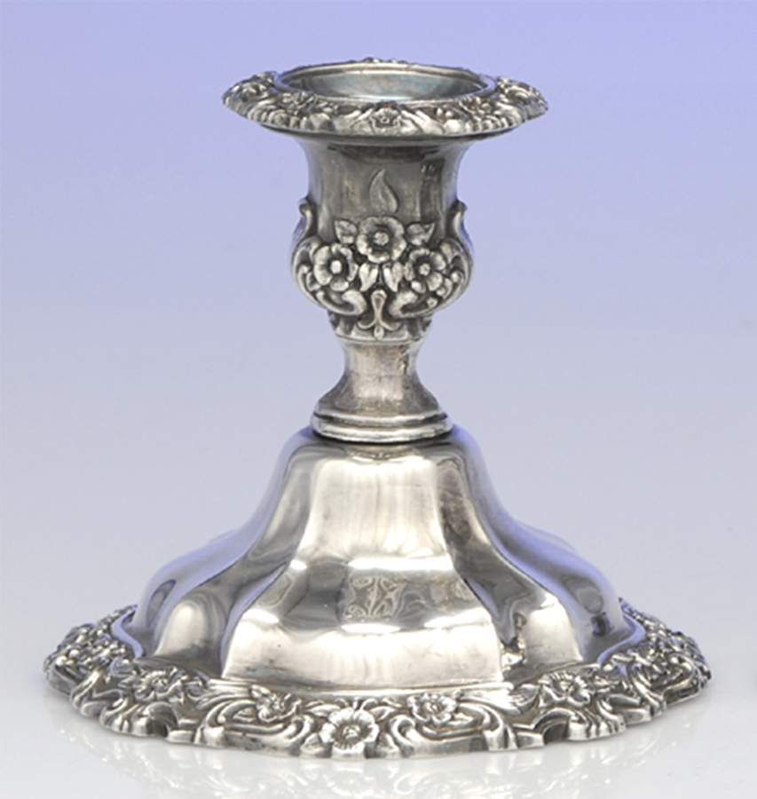 Countess (Silverplate, Hollowware) 4" Console Candleholder by International Silver-1
