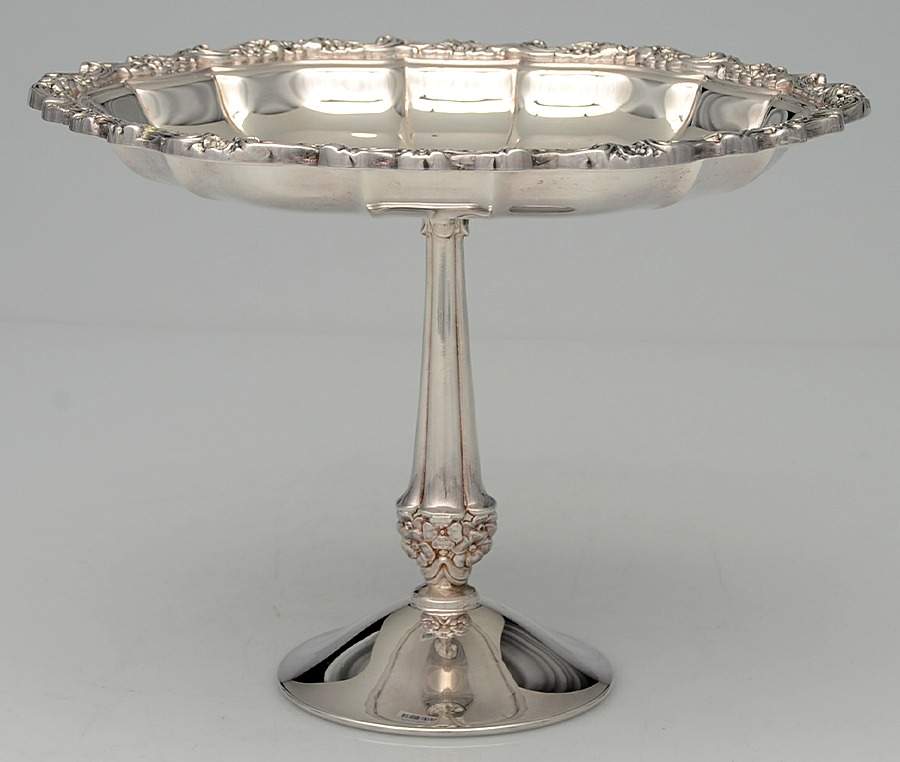 Countess (Silverplate, Hollowware) Round Compote (Height X Width) by International Silver-1