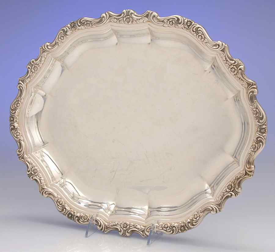 Countess (Silverplate, Hollowware) Medium Plated Meat Platter No Well by International Silver-1