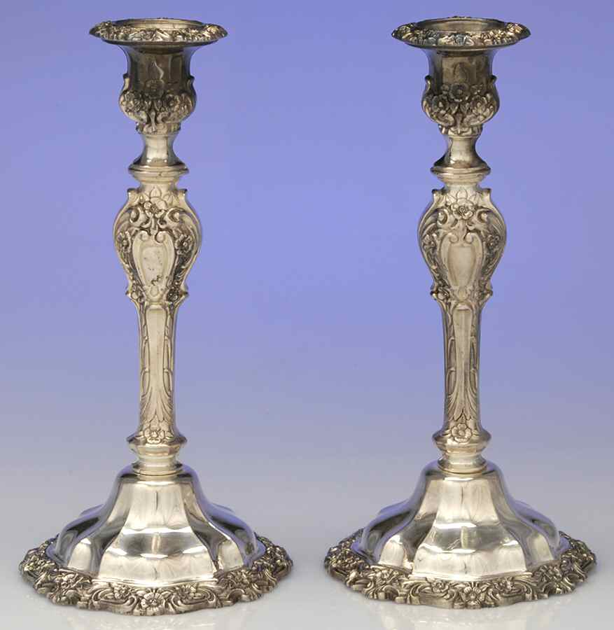 Countess (Silverplate, Hollowware) Pair of Candlesticks by International Silver-1