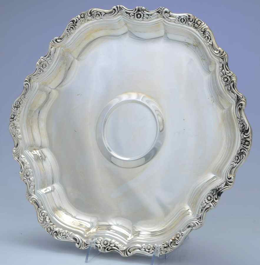 Countess (Silverplate, Hollowware) Tray for Chip & Dip Set by International Silver-1