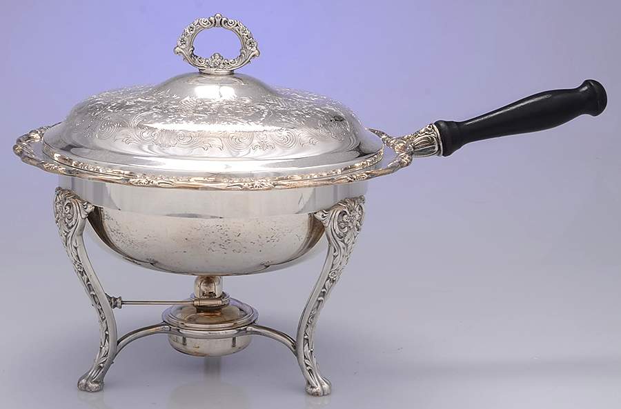 Countess (Silverplate, Hollowware) Silverplate Chafing Dish by International Silver-1