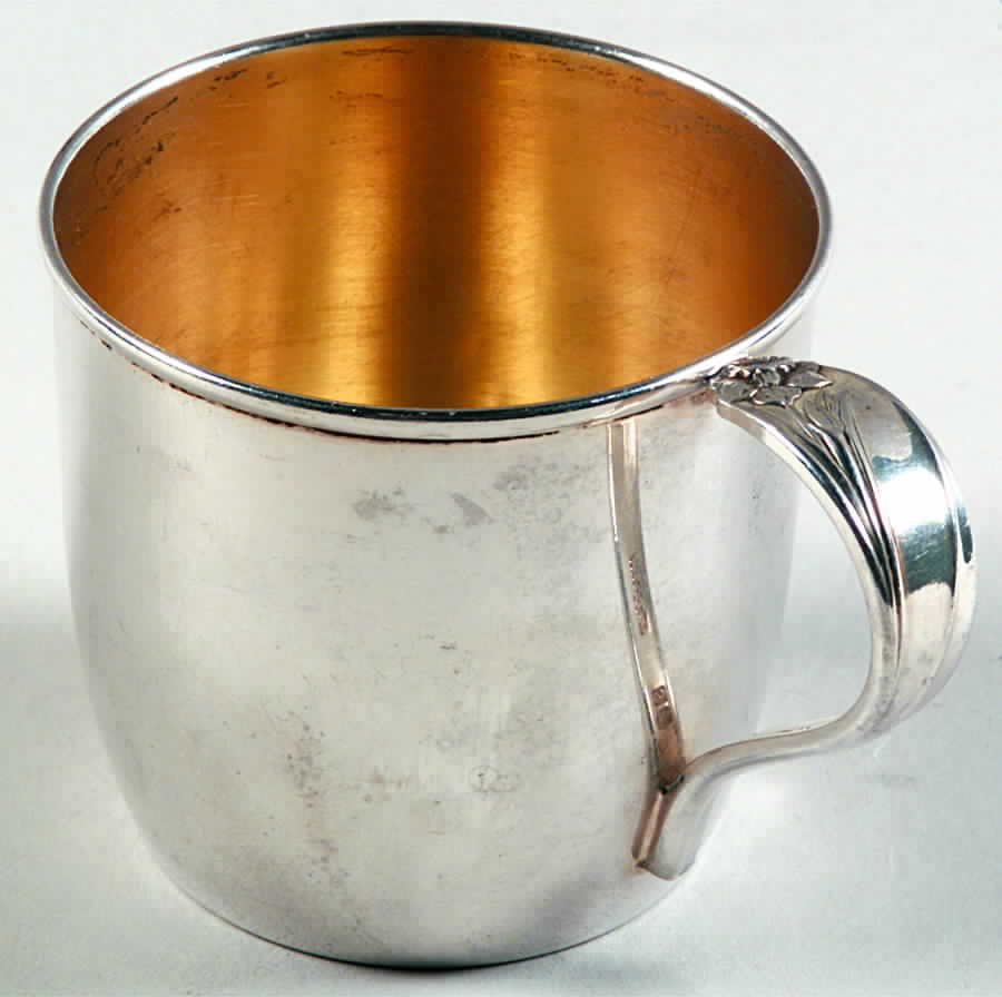 Daffodil (Silverplate, Hollowware) Gold Lined Baby Cup by International Silver-1