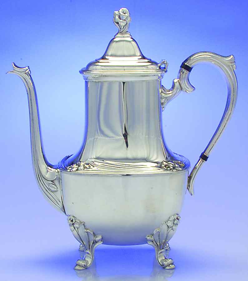 Daffodil (Silverplate, Hollowware) Silverplate Coffee Pot by International Silver-1