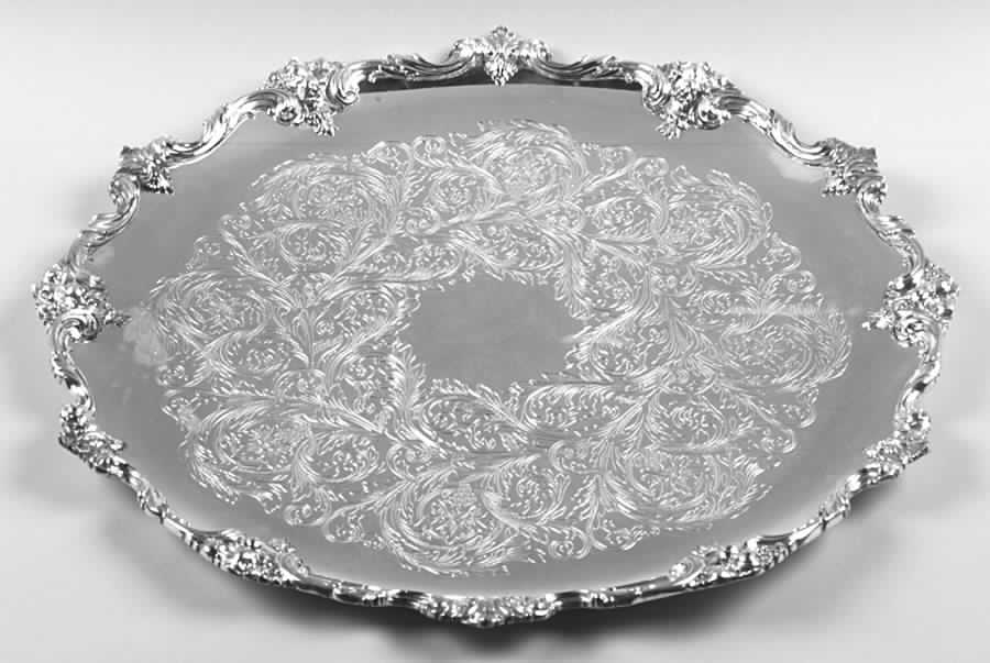 Du Barry (Silverplate, Hollowware) Silverplate Aspic Tray by International Silver-1