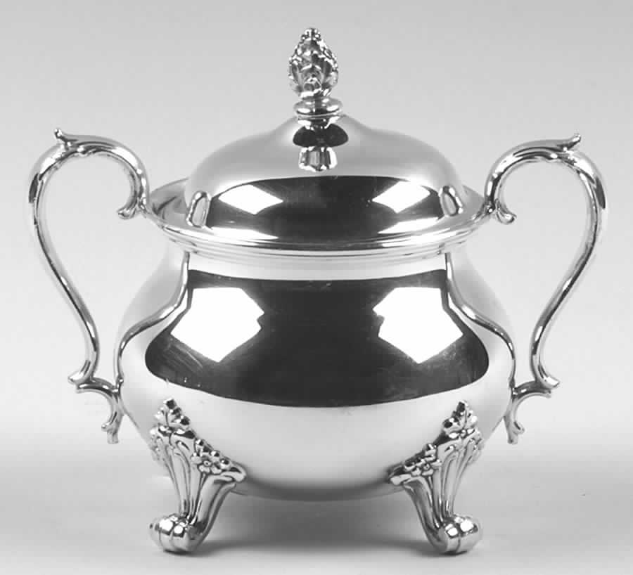Du Barry (Silverplate, Hollowware) Sugar Bowl & Lid by International Silver-1