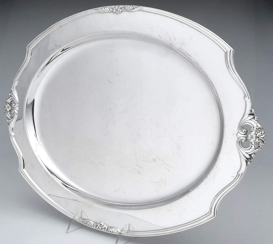 Eternally Yours (Silverplate, Hollowware) Medium Plated Meat Platter No Well by International Silver-1