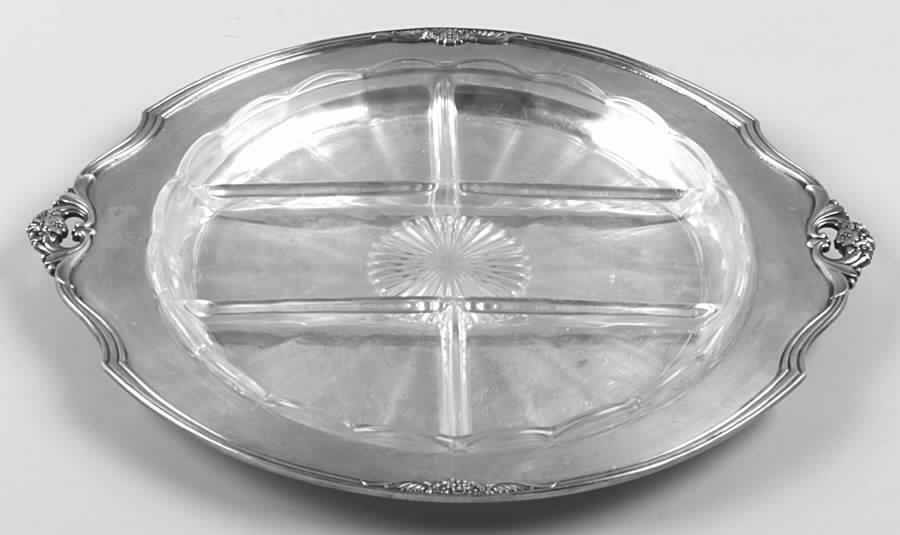 Eternally Yours (Silverplate, Hollowware) 5 Part Relish with Glass Liner(S) by International Silver-1