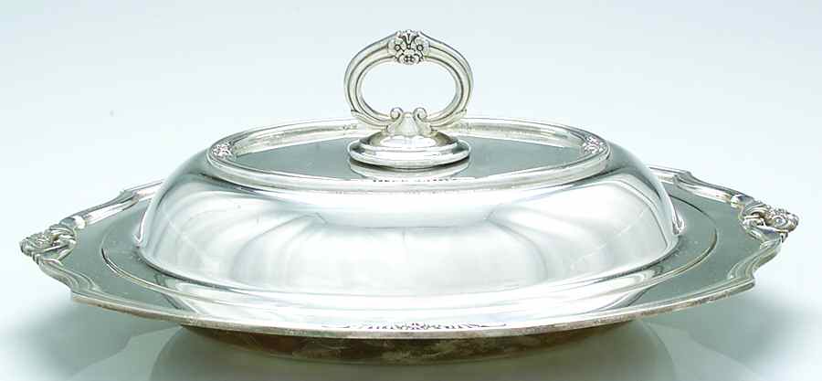 Eternally Yours (Silverplate, Hollowware) Double Vegetable Bowl by International Silver-1