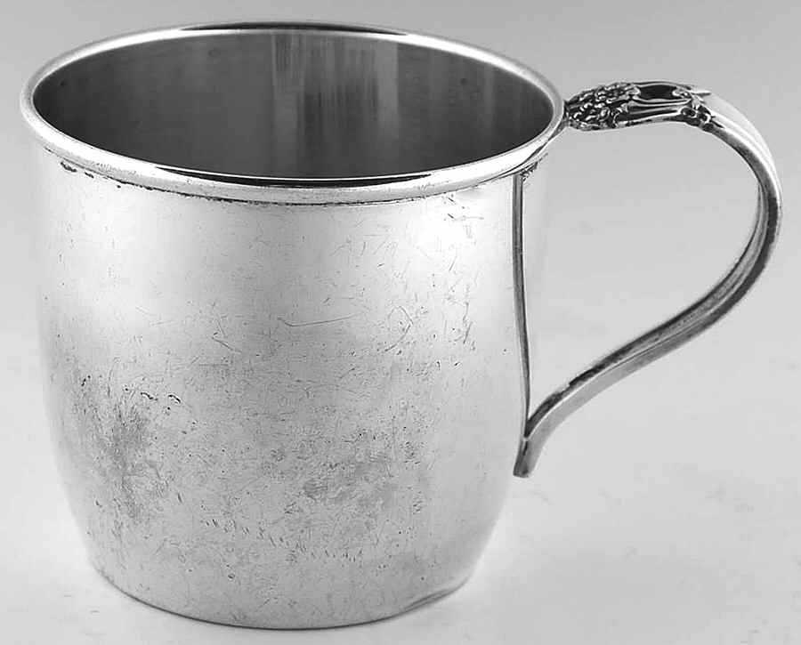 Eternally Yours (Silverplate, Hollowware) Gold Lined Baby Cup by International Silver-1