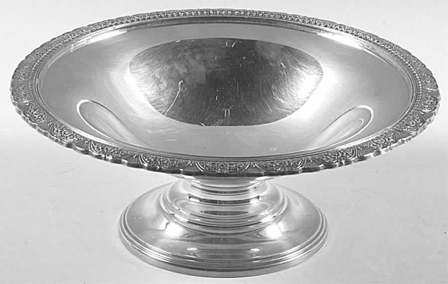 First Love (Silverplate, Hollowware) Silverplate Compote by International Silver-1
