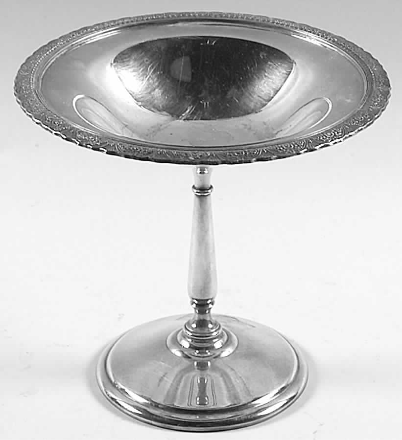 First Love (Silverplate, Hollowware) Medium Silverplate Compote by International Silver-1
