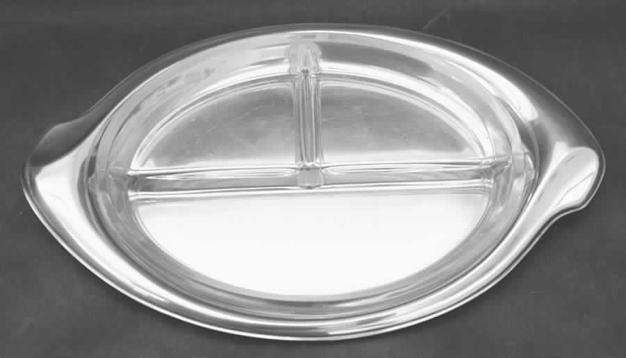 Flair (Silverplate, Hollowware) Relish, No Glass Liner by International Silver-1