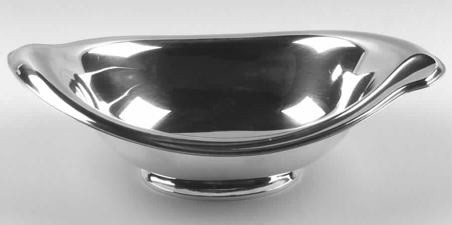 Flair (Silverplate, Hollowware) Silverplate Oval Vegetable Bowl by International Silver-1