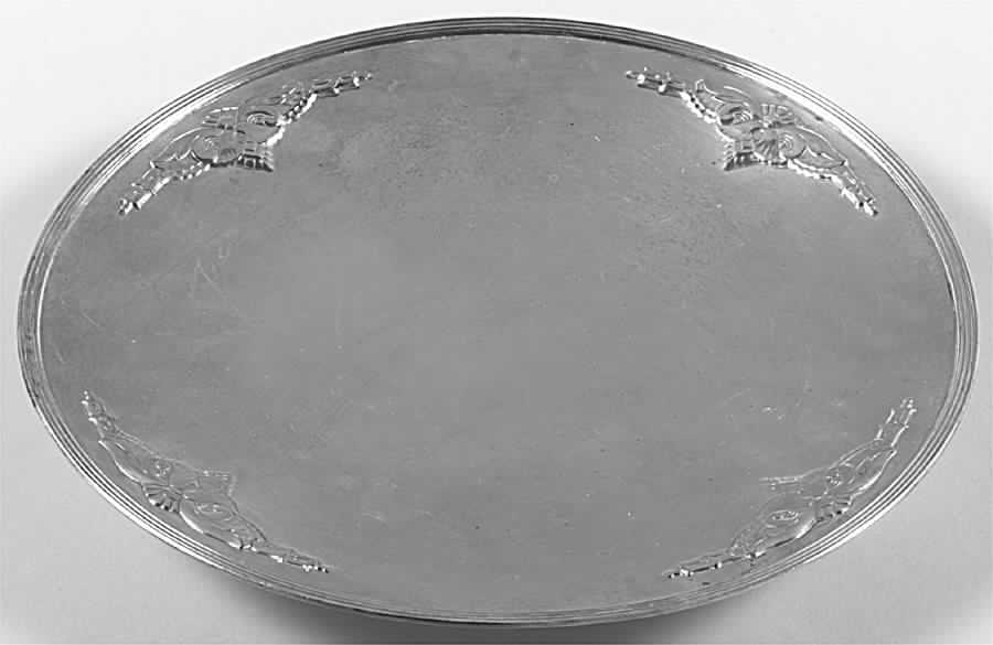 Guild-Cadence (Silverplate, Hollowware) Silverplate Sandwich Plate by International Silver-1