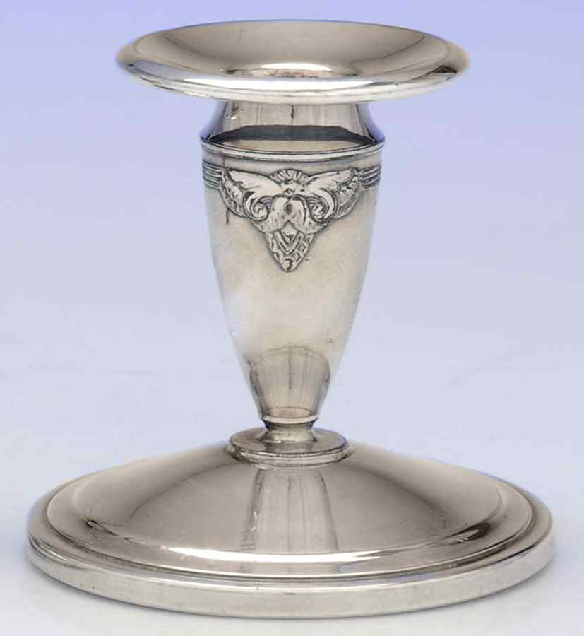 Guild-Cadence (Silverplate, Hollowware) 4" Console Candleholder by International Silver-1