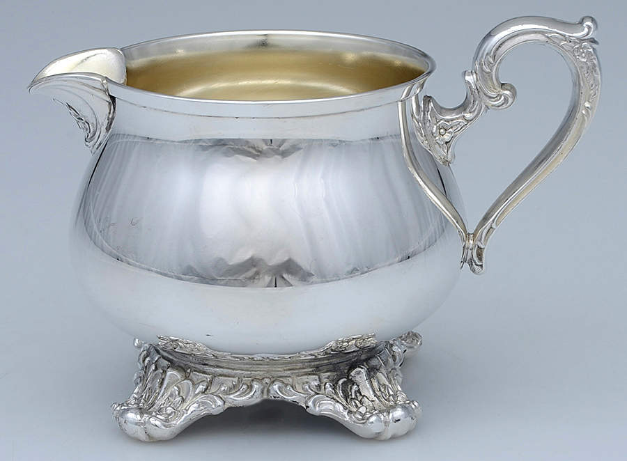 Victorian Rose (Silverplate, Hollowware) Creamer by International Silver-1