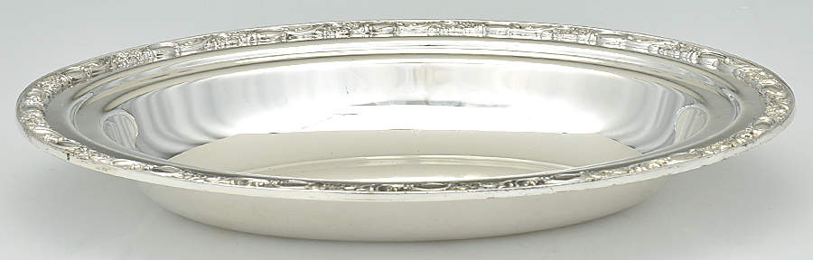 Victorian Rose (Silverplate, Hollowware) 12" Oval Vegetable by International Silver-1