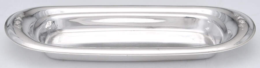 Victorian Rose (Silverplate, Hollowware) 1/4 Pound Butter No Lid by International Silver-1