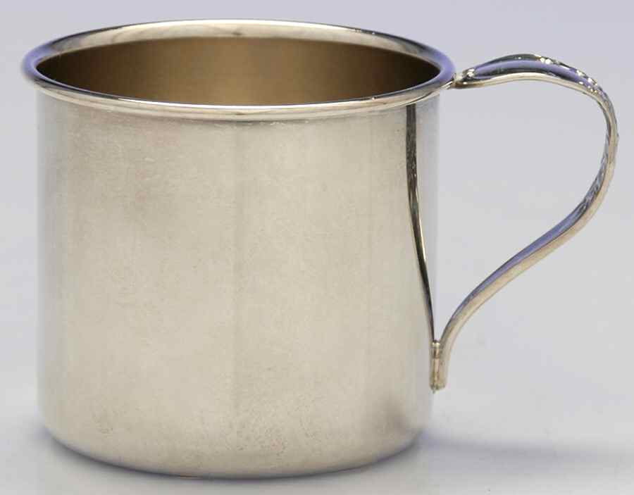 Victorian Rose (Silverplate, Hollowware) Silverplate Baby Cup by International Silver-1