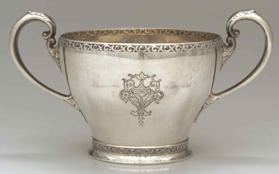 Triumph (Silverplate, 1925, Hollowware) Silverplate Open Sugar Bowl by International Silver-1