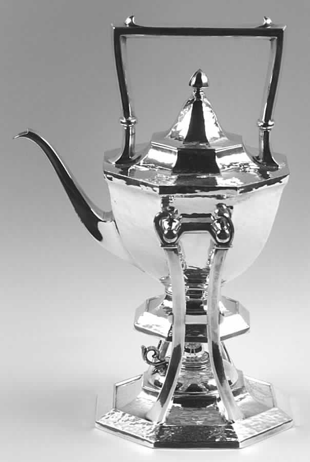 Heraldic (Silverplate, Hollowware) Kettle, Stand & Burner by International Silver-1
