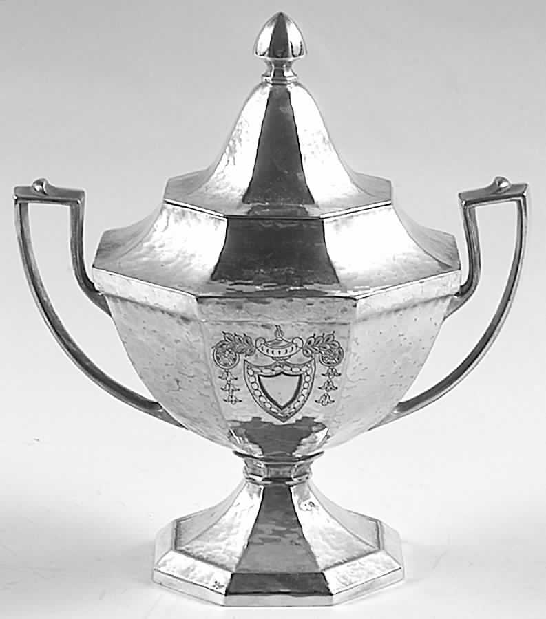 Heraldic (Silverplate, Hollowware) Sugar Bowl & Lid by International Silver-1