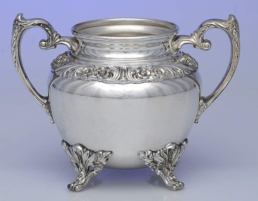 Heritage (Silverplate, Hollowware) Sugar Bowl No Lid by International Silver-1