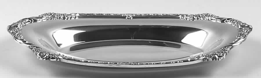 Heritage (Silverplate, Hollowware) Silverplate Bread Tray by International Silver-1