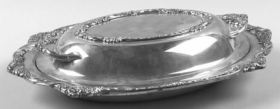 Heritage (Silverplate, Hollowware) Double Vegetable Bowl by International Silver-1