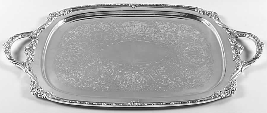 Heritage (Silverplate, Hollowware) 20" Waiter Tray by International Silver-1