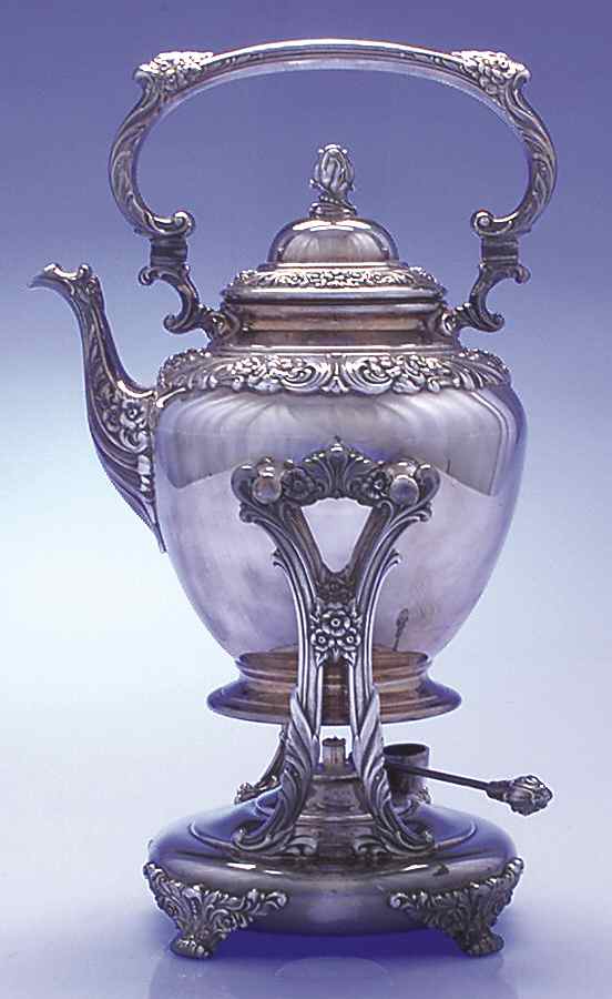 Heritage (Silverplate, Hollowware) Kettle, Stand & Burner by International Silver-1