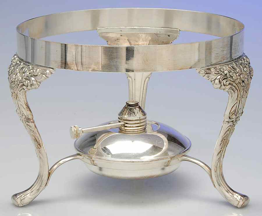 Heritage (Silverplate, Hollowware) Chafing Dish Burner by International Silver-1