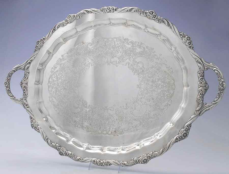 Heritage (Silverplate, Hollowware) 24" Waiter Tray by International Silver-1